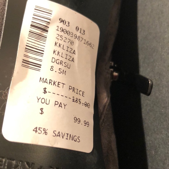 Kendall & Kylie gray suede ankle boots - Picture 5 of 5